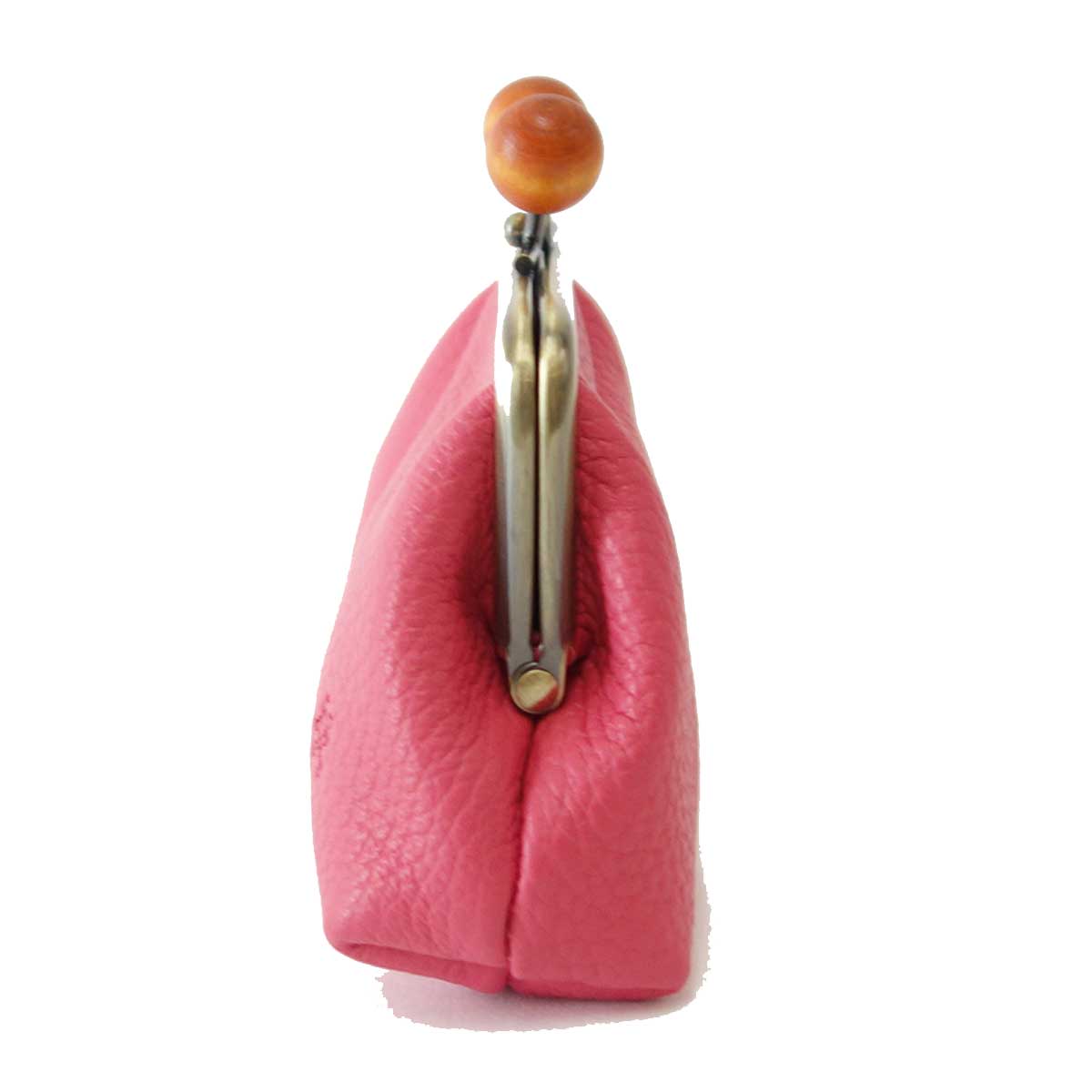 ラヘラ Lahella small goods スモールグッズ L-148 ピンク(日本製) イタリアンレザーがま口