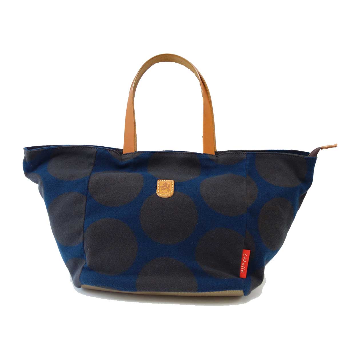 ラヘラ Lahella Polka ポルカ L-212 ネイビー(日本製)トートバッグ