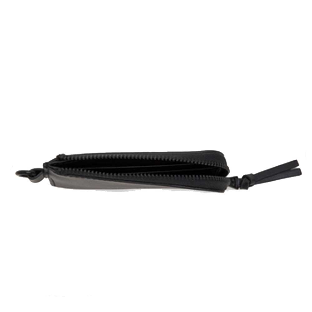 FRED PERRY フレッドペリー BURNSHD LTHER ZIP WALL LANYARD L6295102(BLACK) レザー ラウンドジップ ウォレット
