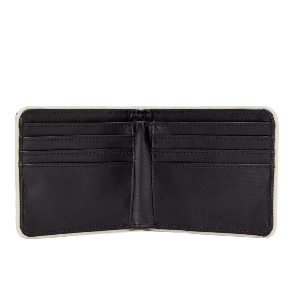 FREDPERRYフレッドペリーCoatedPolyesterBillfoldWalletL7305D57(ブラック)財布二つ折り