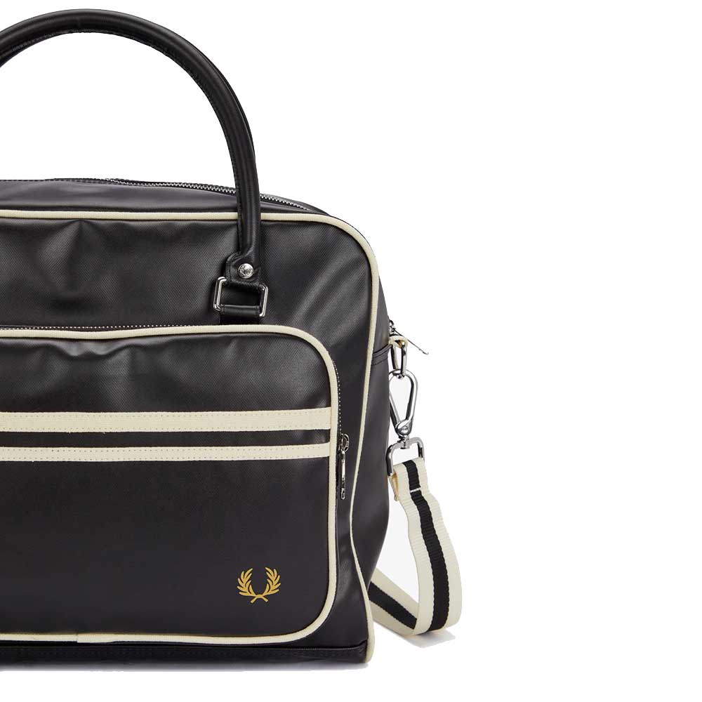 フレッドペリーバッグFREDPERRYClassicHoldallL8256D57(BLACK/ECRU)トートバッグショルダーボストンバッグ
