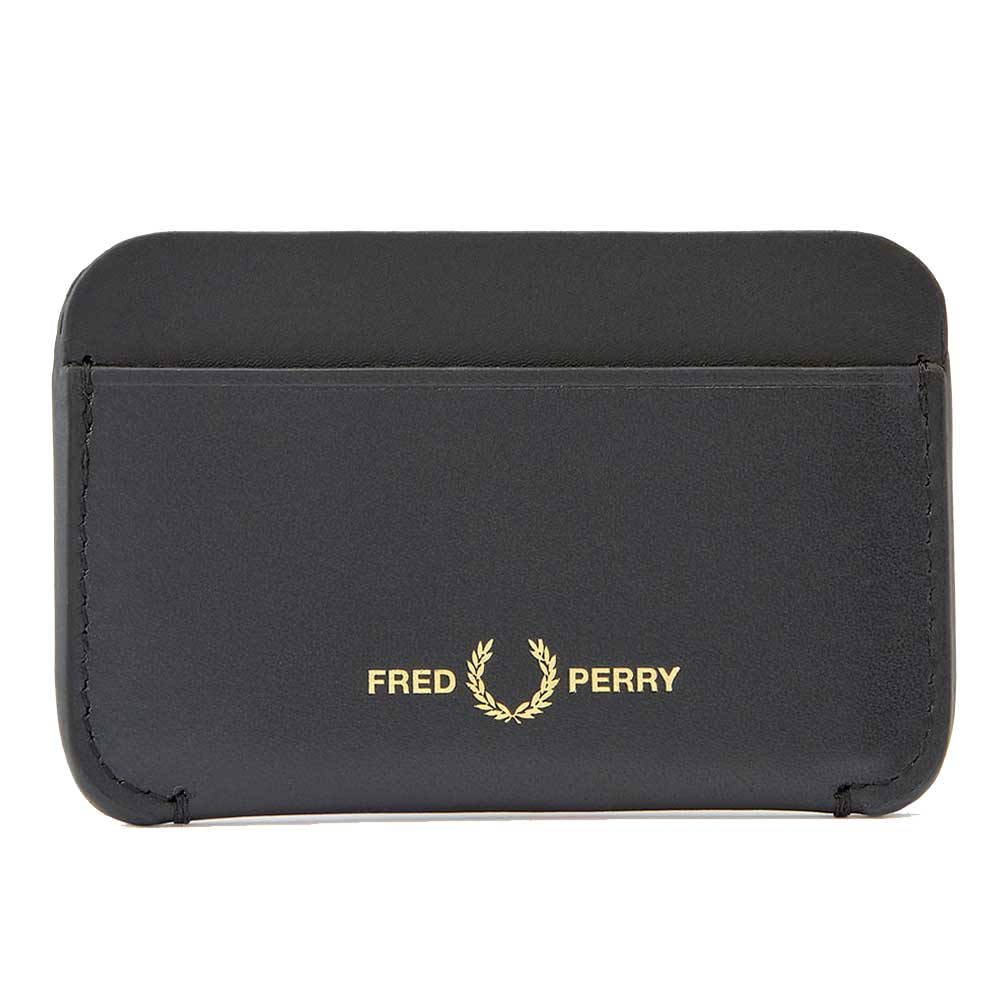 FRED PERRY フレッドペリー GRAPHIC LEATHER CARD HOLDER L8279102(ブラック) カードケース