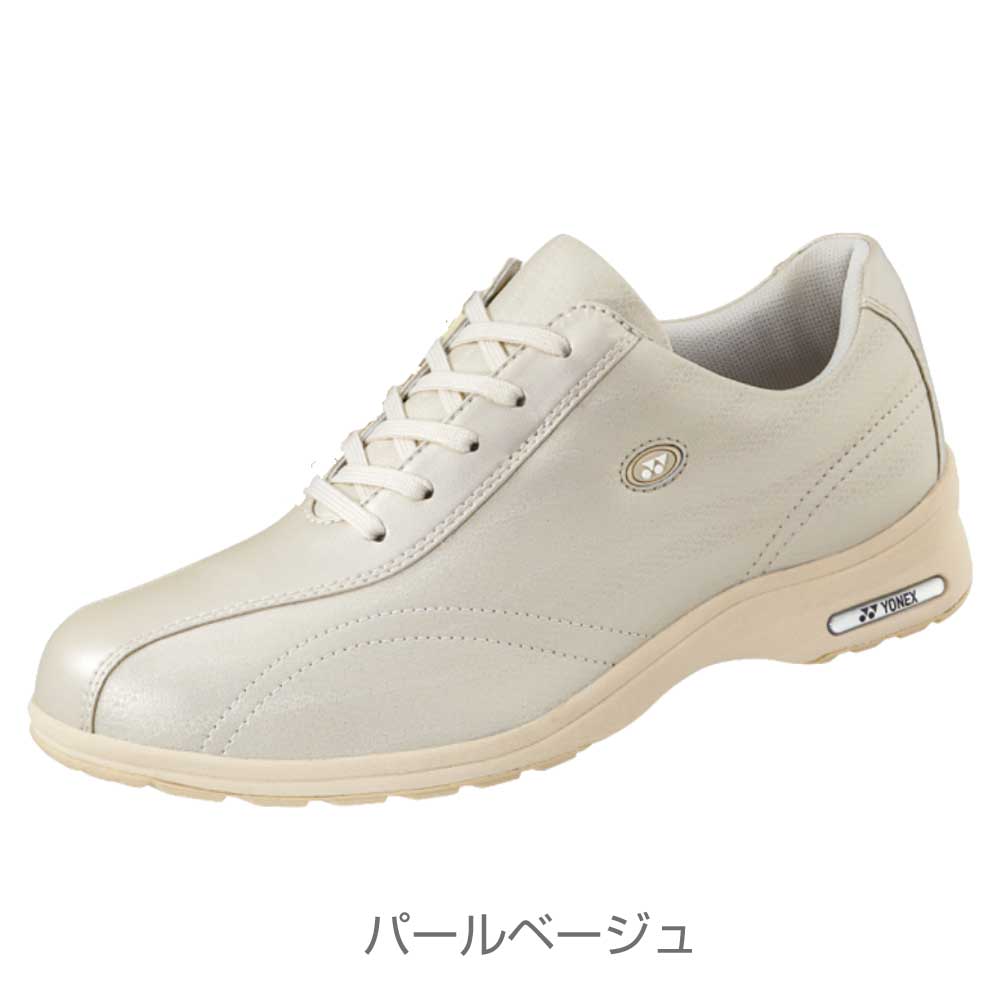 ヨネックス YONEX L30F(レディース)内側ファスナー 快適ウォーキング 撥水ストレッチ PUレザー 楽々フィット 3.5E 膝 腰 負担軽減 シニア 旅行 母の日 ギフト