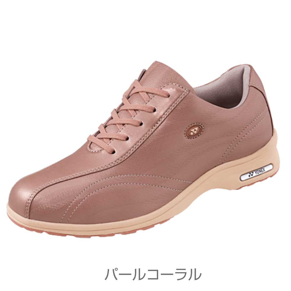 ヨネックス YONEX L30F(レディース)内側ファスナー 快適ウォーキング 撥水ストレッチ PUレザー 楽々フィット 3.5E 膝 腰 負担軽減 シニア 旅行 母の日 ギフト