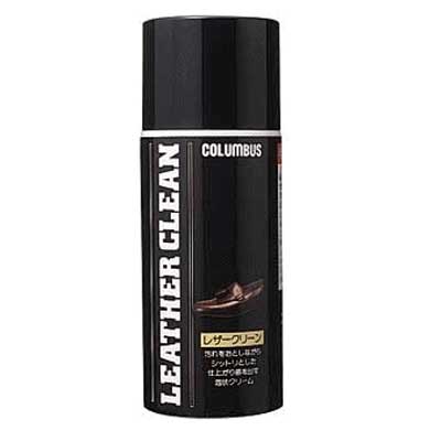 泡状汚れ落とし+ツヤ出しクリーム ツヤ革専用ムーススプレー COLUMBUS コロンブス LEATHER CLEAN レザークリーン(日本製) 靴 シューズ