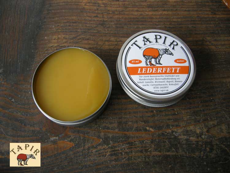 天然素材で作られた靴ケア品 【TAPIR タピール】レーダーフェット(皮革用ワックス) ハードに使われる革製品の防水・保護オイル(ドイツ製) 靴 シューズ