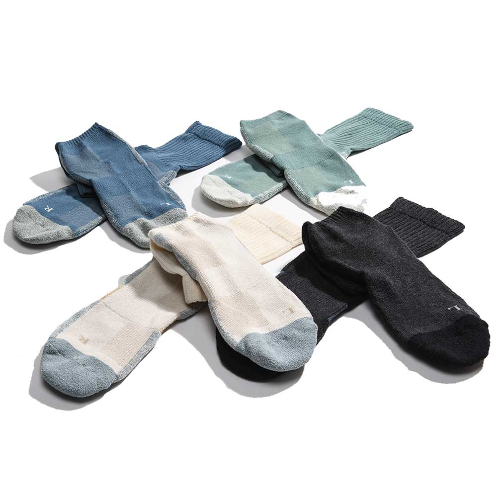 R×L SOCKS アールエルソックス T-STYLE(LFS-1001) 快適な左右立体ソックス ソフトな履き心地 滑り止め(日本製) メール便可