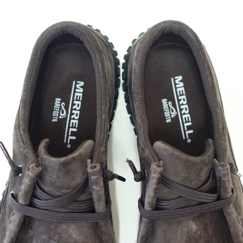 MERRELLメレルラプトバンジーWRAPTBUNGEE(メンズ)m032931コーヒーベアフットシューズローカットスエードスニーカー「靴」