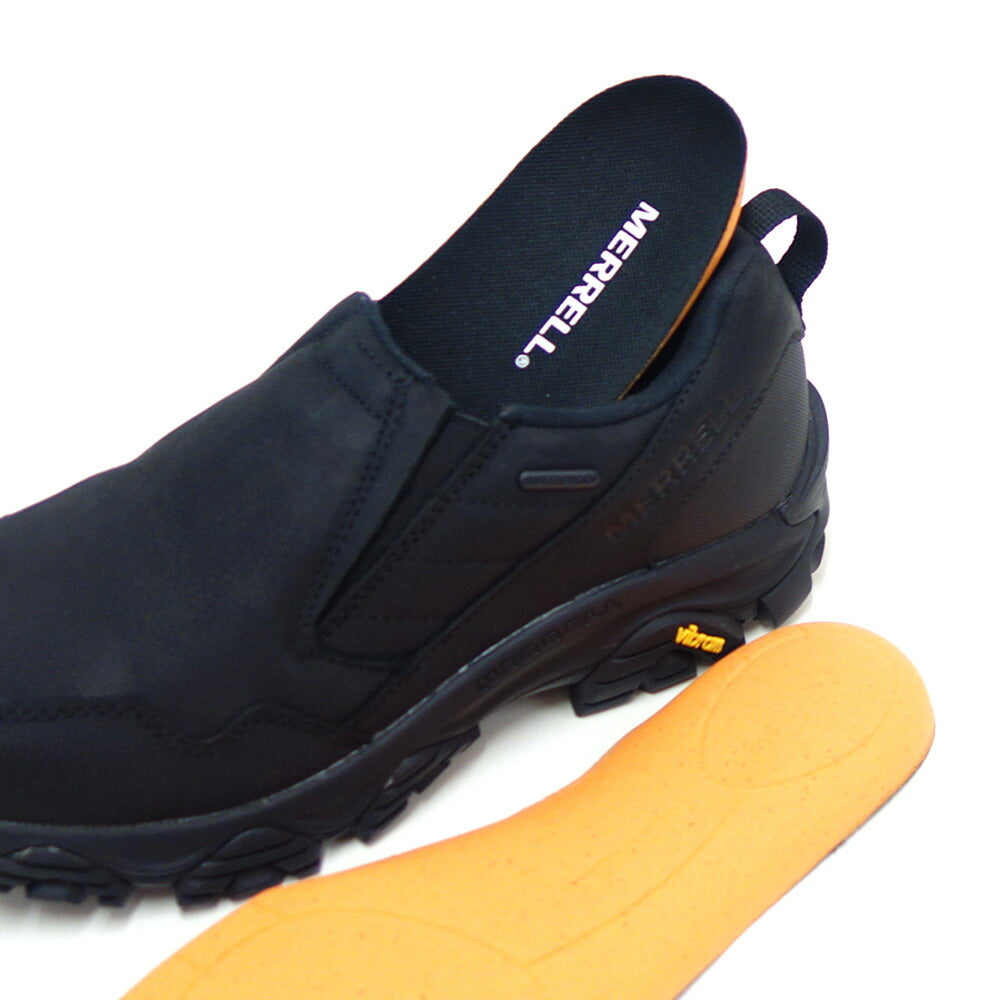 MERRELLメレルコールドパック3サーモモックウォータープルーフ(メンズ)m037207ブラック防水天然皮革スリッポンウィンターウォーキング「靴」