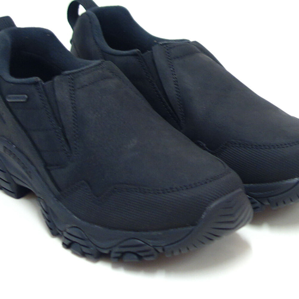 MERRELLメレルコールドパック3サーモモックウォータープルーフ(メンズ)m037207ブラック防水天然皮革スリッポンウィンターウォーキング「靴」