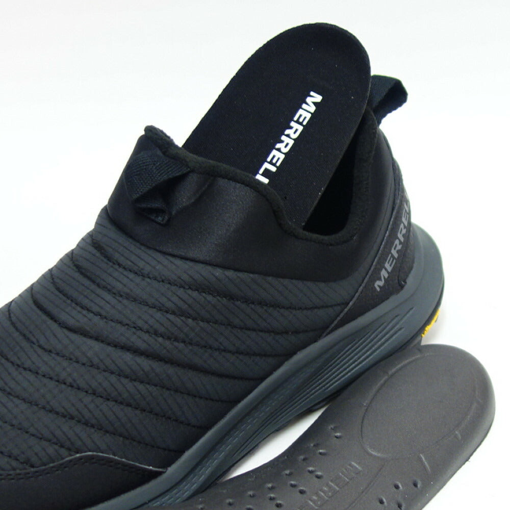 MERRELLメレルノバ3サーモモック(メンズ)m067733ブラックウォーキング高機能ビブラムソール新感覚コンフォートスニーカー「靴」