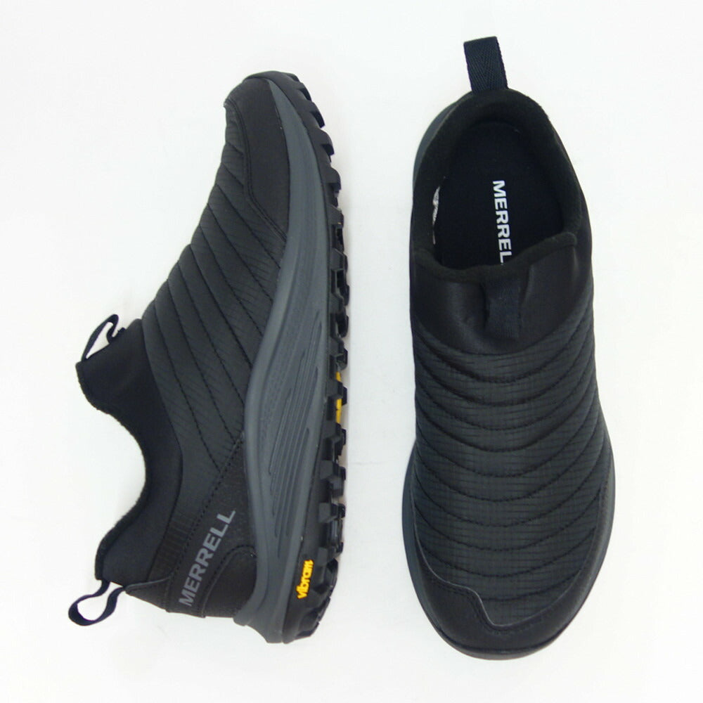 MERRELLメレルノバ3サーモモック(メンズ)m067733ブラックウォーキング高機能ビブラムソール新感覚コンフォートスニーカー「靴」
