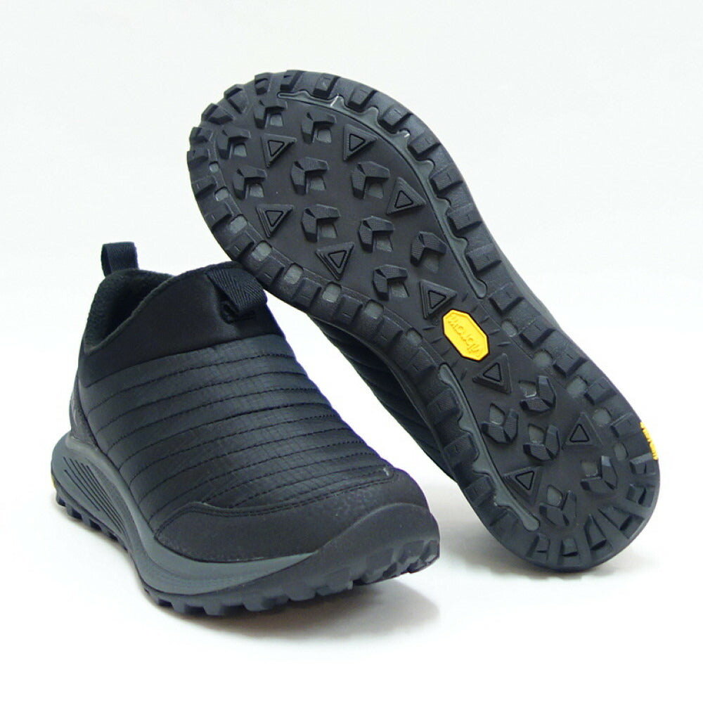 MERRELLメレルノバ3サーモモック(メンズ)m067733ブラックウォーキング高機能ビブラムソール新感覚コンフォートスニーカー「靴」