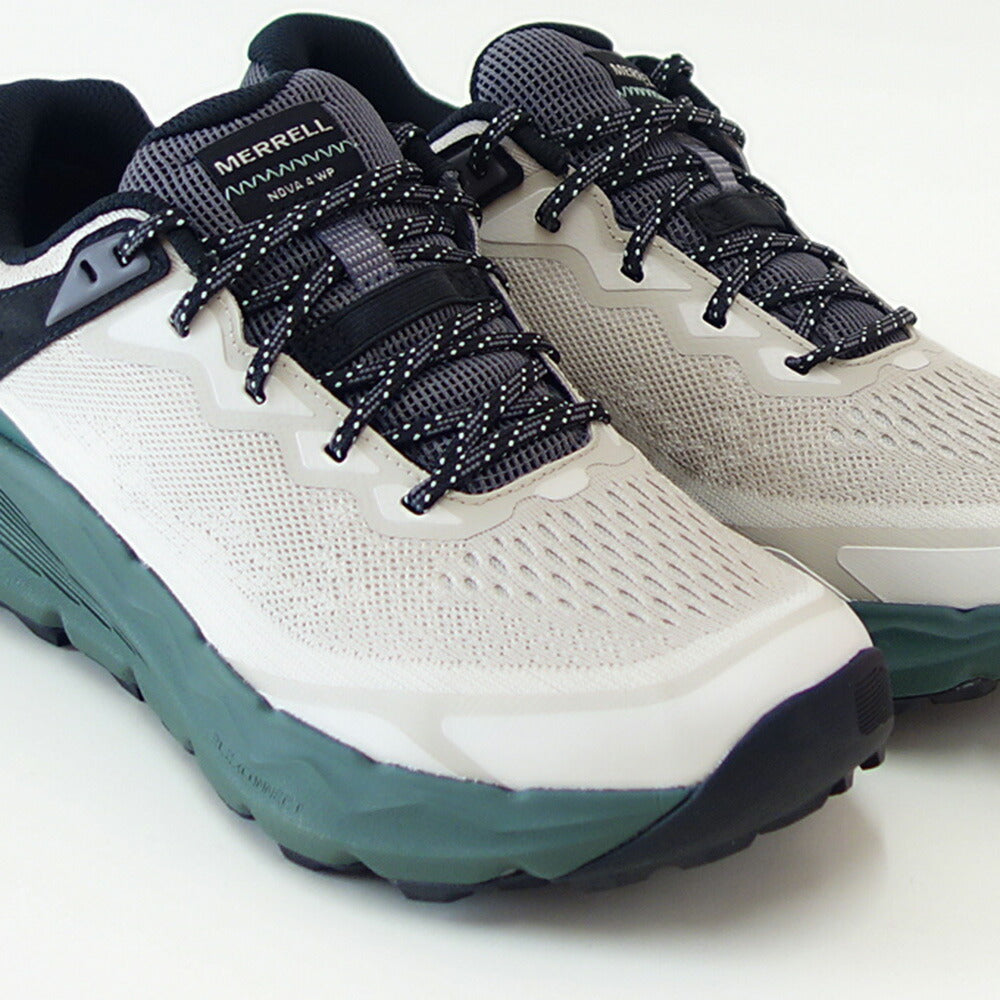 メレルMERRELL(メンズ)ノバ4ウォータープルーフm068399カラー:グレージュ防水シューズ通気性メッシュアウトドアシューズウォーキングハイキングトレイル「靴」