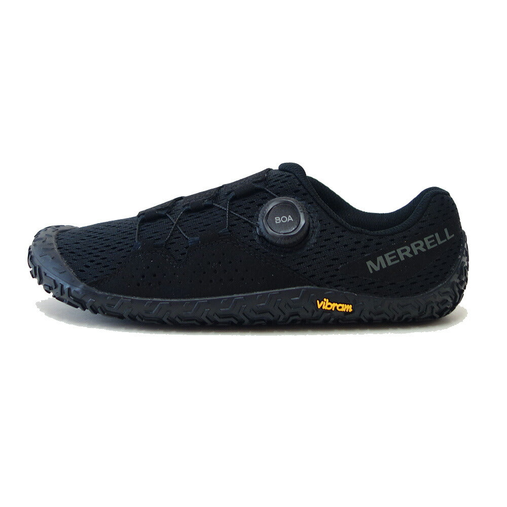MERRELL メレル ベイパー グローブ 6 ボア VAPOR GLOVE 6 BOA(メンズ) m068453 ブラック ベアフットシューズ ローカット ウォーキングモデル「靴」