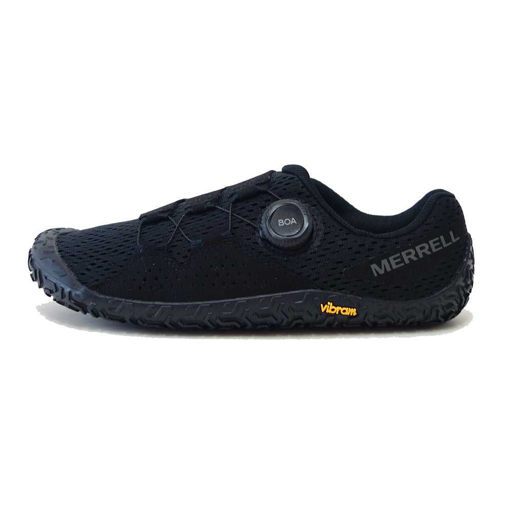 MERRELL メレル ベイパー グローブ 6 ボア VAPOR GLOVE 6 BOA(メンズ) m068453 ブラック ベアフットシューズ ローカット ウォーキングモデル「靴」