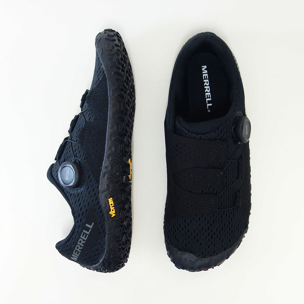 MERRELLメレルベイパーグローブ6ボアVAPORGLOVE6BOA(メンズ)m068453ブラックベアフットシューズローカットウォーキングモデル「靴」