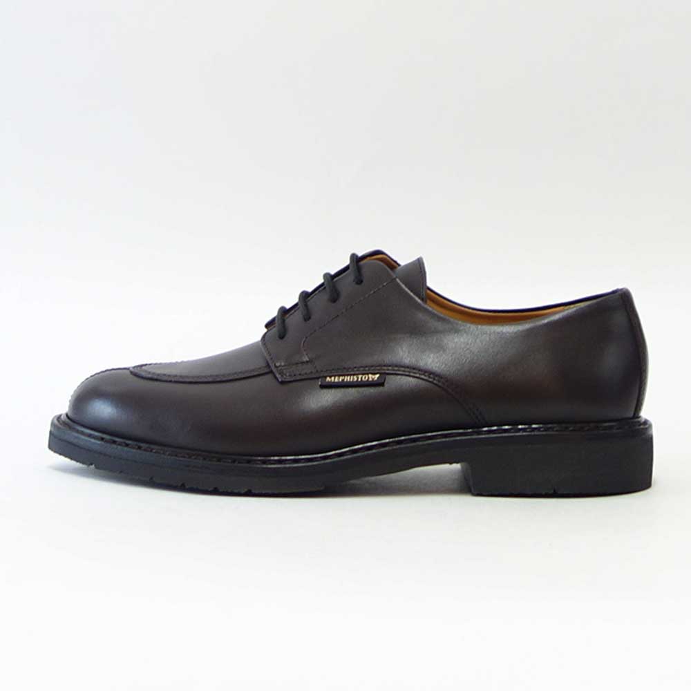 メフィスト MEPHISTO MIKE(マイク)ダークブラウン (9051) グッドイヤー 天然皮革 プレーントゥ ビジネスシューズ(メンズ) 「靴」