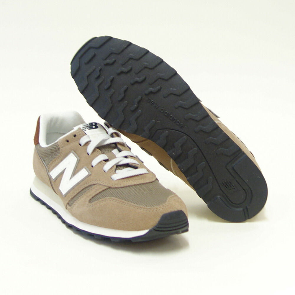 newbalanceニューバランスML373XA2マッシュルームブラウン(メンズ)スニーカーランニングシューズウォーキングライフスタイルシンセティック「靴」