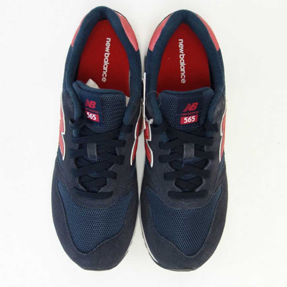 new balance ニューバランス ML565NTW ネイビー/レッド (メンズ) クラシックなランニングシューズ 「靴」