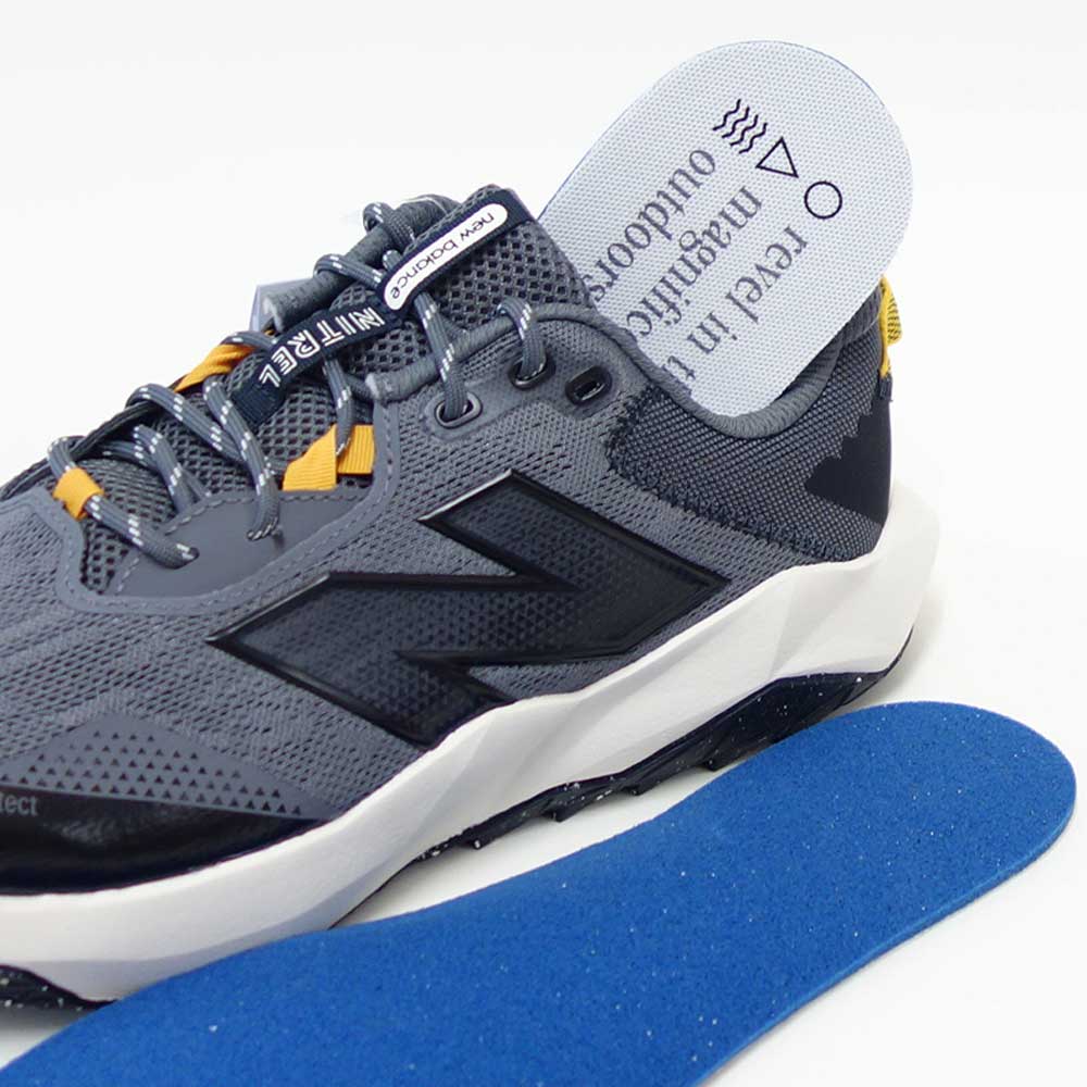 newbalanceニューバランスDynaSoftNitrel(ダイナソフトナイトレル)グレー/ブラックmtntrcd6(メンズ)スニーカーアウトドアウォーキングランニングシューズ4E「靴」