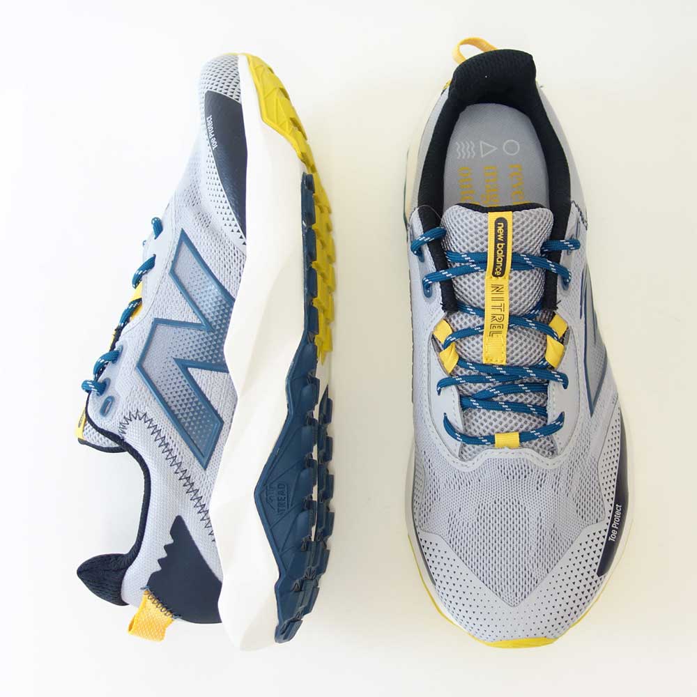 newbalanceニューバランスDynaSoftNitrel(ダイナソフトナイトレル)グレーmtntrly6(メンズ)スニーカーアウトドアウォーキングランニングシューズ4E「靴」