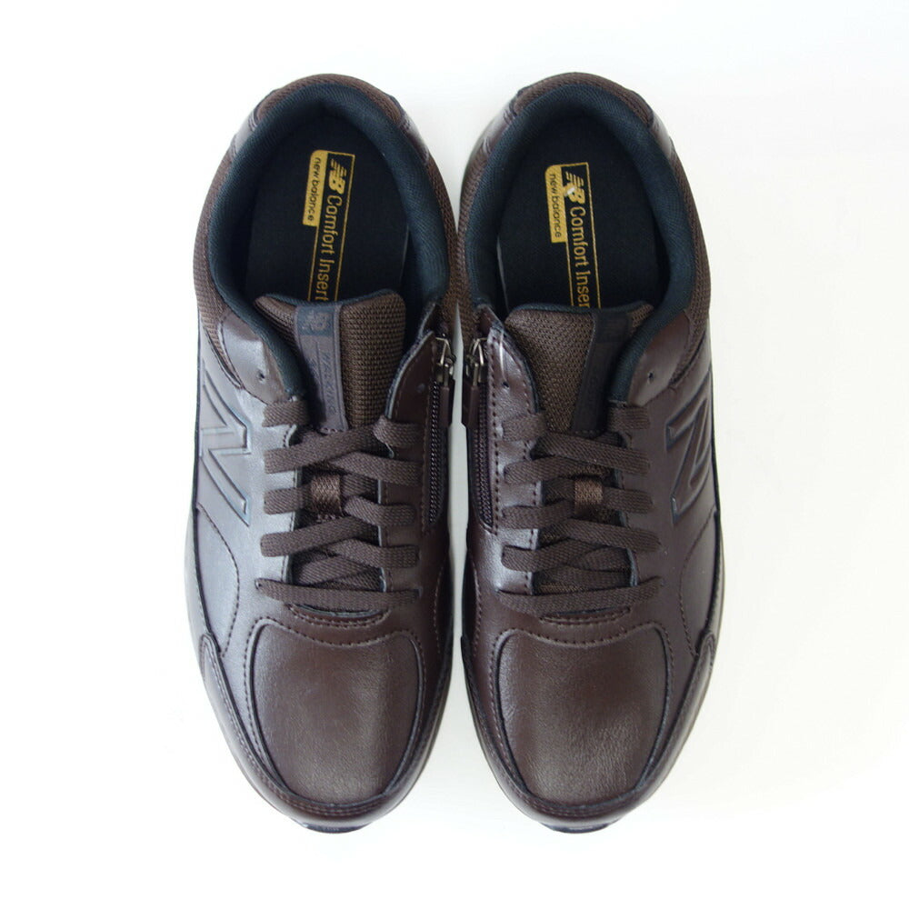 new balance ニューバランス MW363BC8 ブラウン (メンズ) 4E幅 ゆったりフィットのウォーキングシューズ サイドファスナー付き「靴」