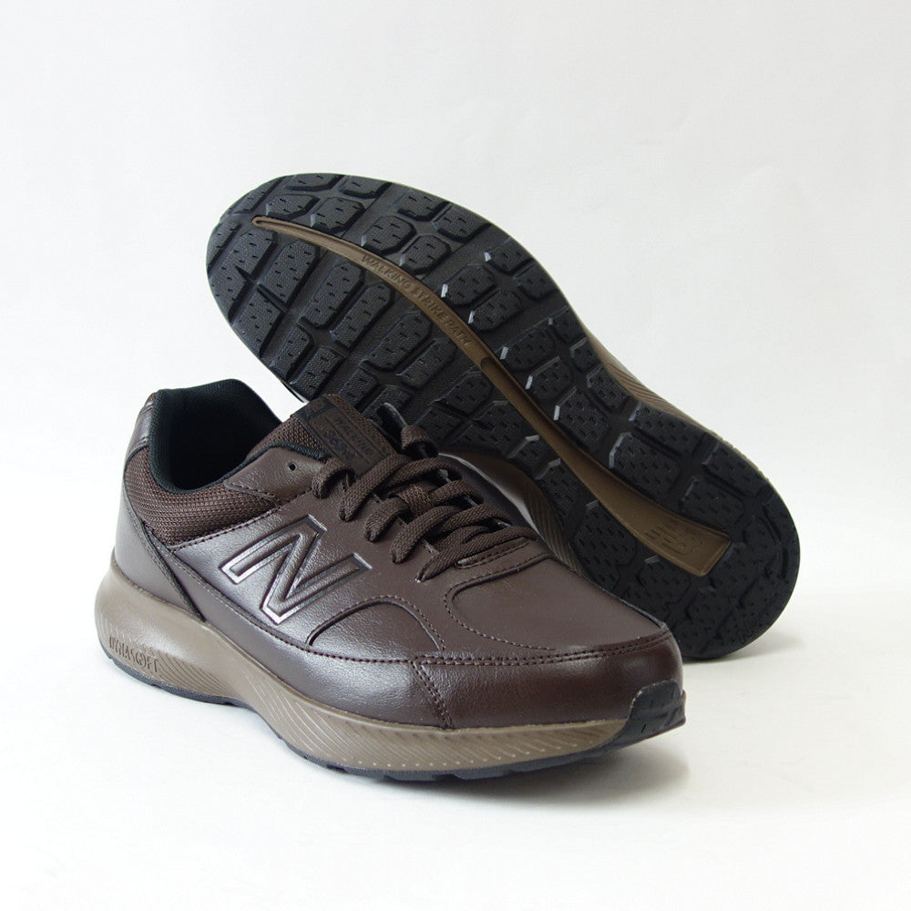 new balance ニューバランス MW363BC8 ブラウン (メンズ) 4E幅 ゆったりフィットのウォーキングシューズ サイドファスナー付き「靴」