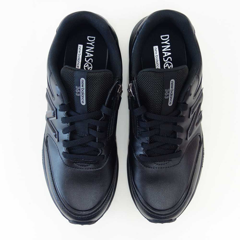 newbalanceニューバランスMW363SA9ブラック(メンズ)4E幅ゆったりフィットのウォーキングシューズサイドファスナー付き「靴」