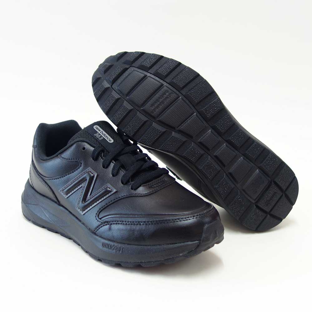 newbalanceニューバランスMW363SA9ブラック(メンズ)4E幅ゆったりフィットのウォーキングシューズサイドファスナー付き「靴」