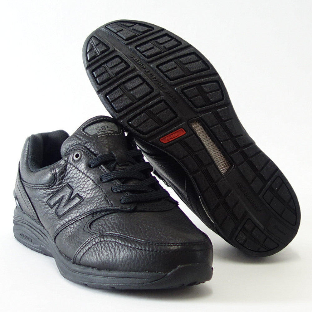 ニューバランス new balance MW585BK6E ブラック(メンズ)6E幅 天然皮革 ウォーキング フィットネス 旅行 コンフォート 「靴」