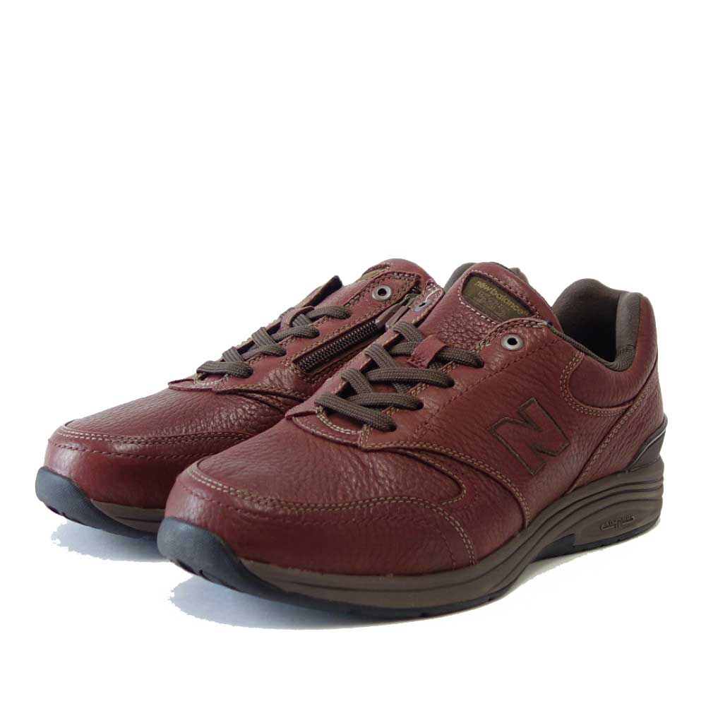 ニューバランス new balance MW585BK6E ウッドブラウン(メンズ)6E幅 天然皮革 ウォーキング フィットネス 旅行 コンフォート 「靴」