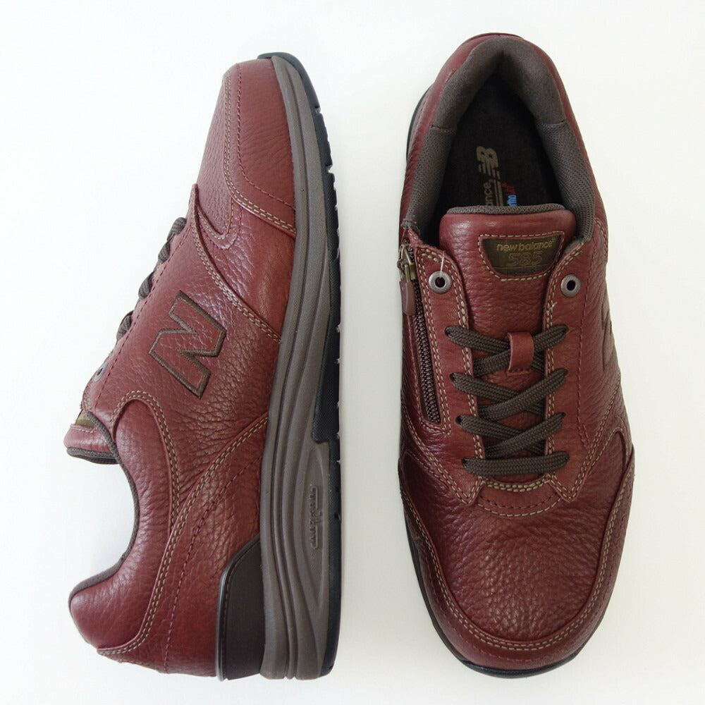ニューバランス new balance MW585BK6E ウッドブラウン(メンズ)6E幅 天然皮革 ウォーキング フィットネス 旅行 コンフォート 「靴」