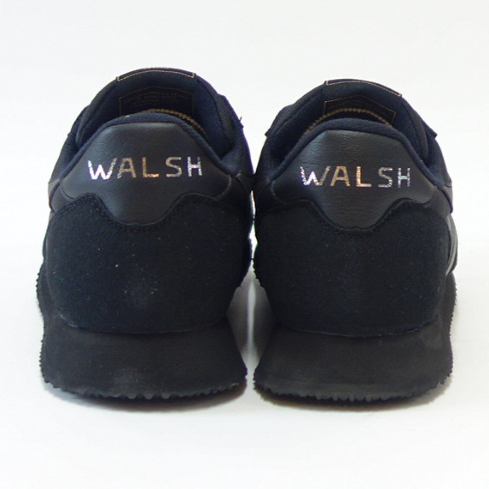 WALSH ウォルシュ NGL 22420(ユニセックス) New Glory VE カラー:ブラック(英国製) 軽量 ランニングスニーカー 「靴」