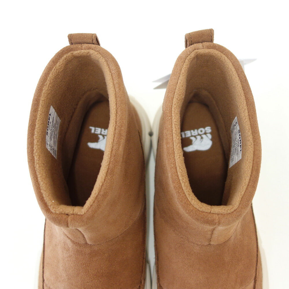 ソレルSORELNL5122(レディース)エクスプローラー3スリッポンウォータープルーフ:VelvetTan/Chalk(242)スエードレザーショートブーツウォータープルーフ「靴」