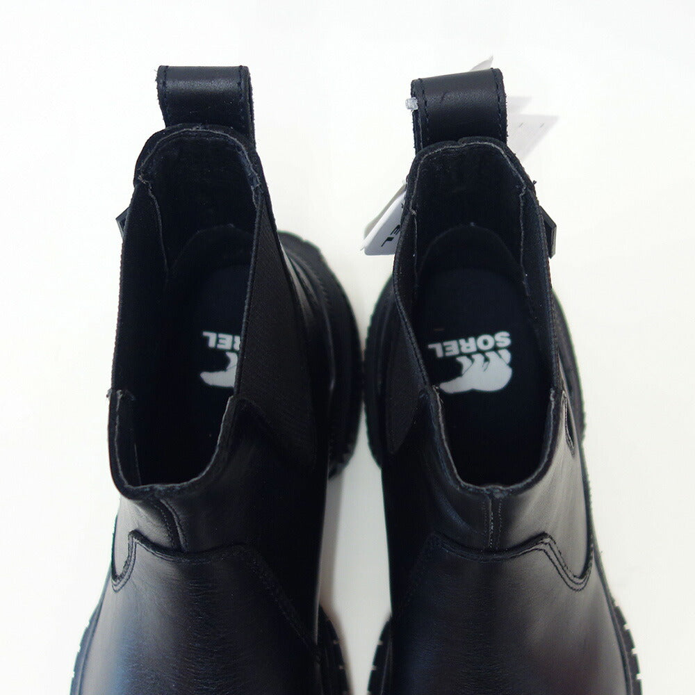 ソレルSORELNL5140(レディース)オーエヌエーアベニューチェルシーブーツウォータープルーフ:Black(010)天然皮革サイドゴアブーツ「靴」