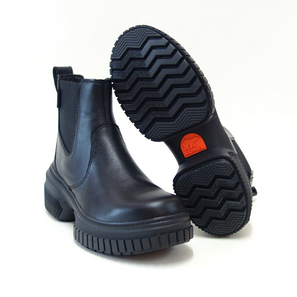 ソレルSORELNL5140(レディース)オーエヌエーアベニューチェルシーブーツウォータープルーフ:Black(010)天然皮革サイドゴアブーツ「靴」