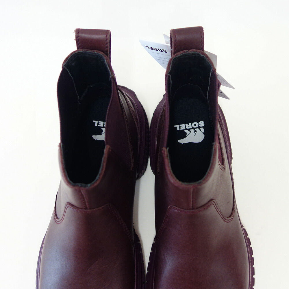 ソレルSORELNL5140(レディース)オーエヌエーアベニューチェルシーブーツウォータープルーフ:VelvetTan/Gum(543)天然皮革サイドゴアブーツ「靴」