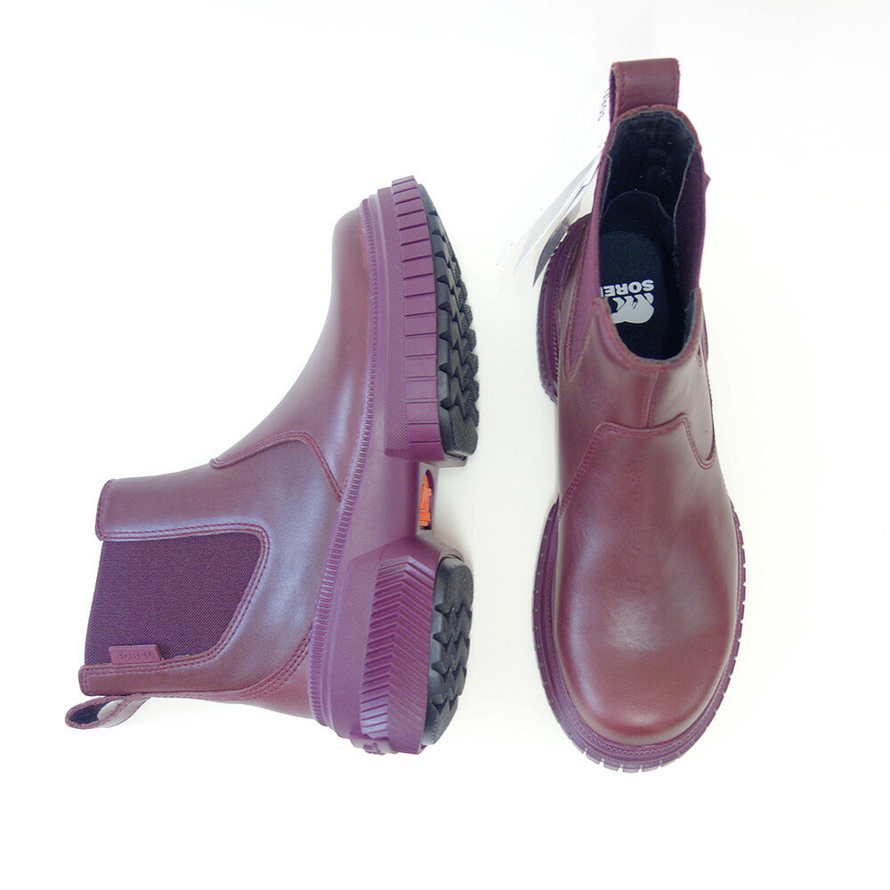 ソレルSORELNL5140(レディース)オーエヌエーアベニューチェルシーブーツウォータープルーフ:VelvetTan/Gum(543)天然皮革サイドゴアブーツ「靴」