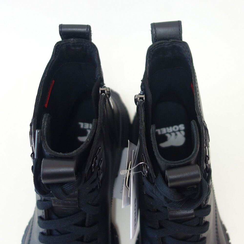 ソレルSORELNL5141(レディース)オーエヌエーアベニューブーツレースウォータープルーフ:Black(010)天然皮革サイドジップブーツ「靴」