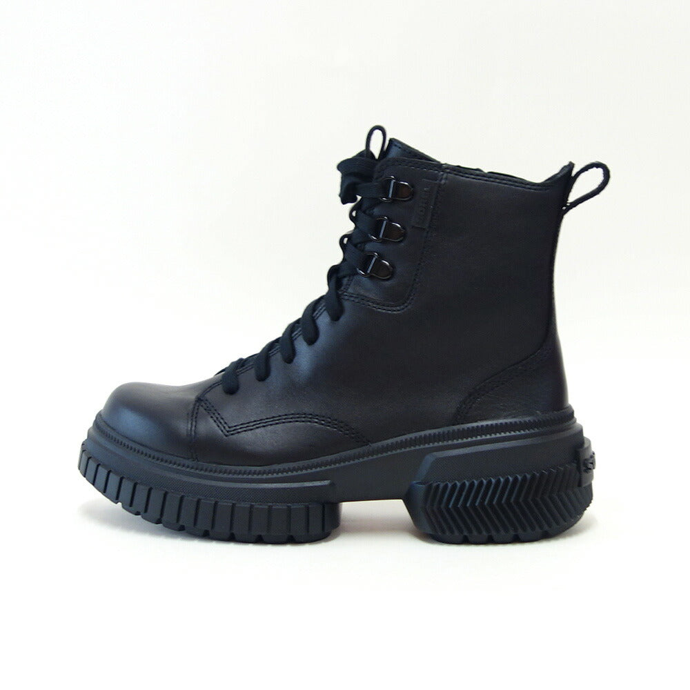 ソレルSORELNL5141(レディース)オーエヌエーアベニューブーツレースウォータープルーフ:Black(010)天然皮革サイドジップブーツ「靴」