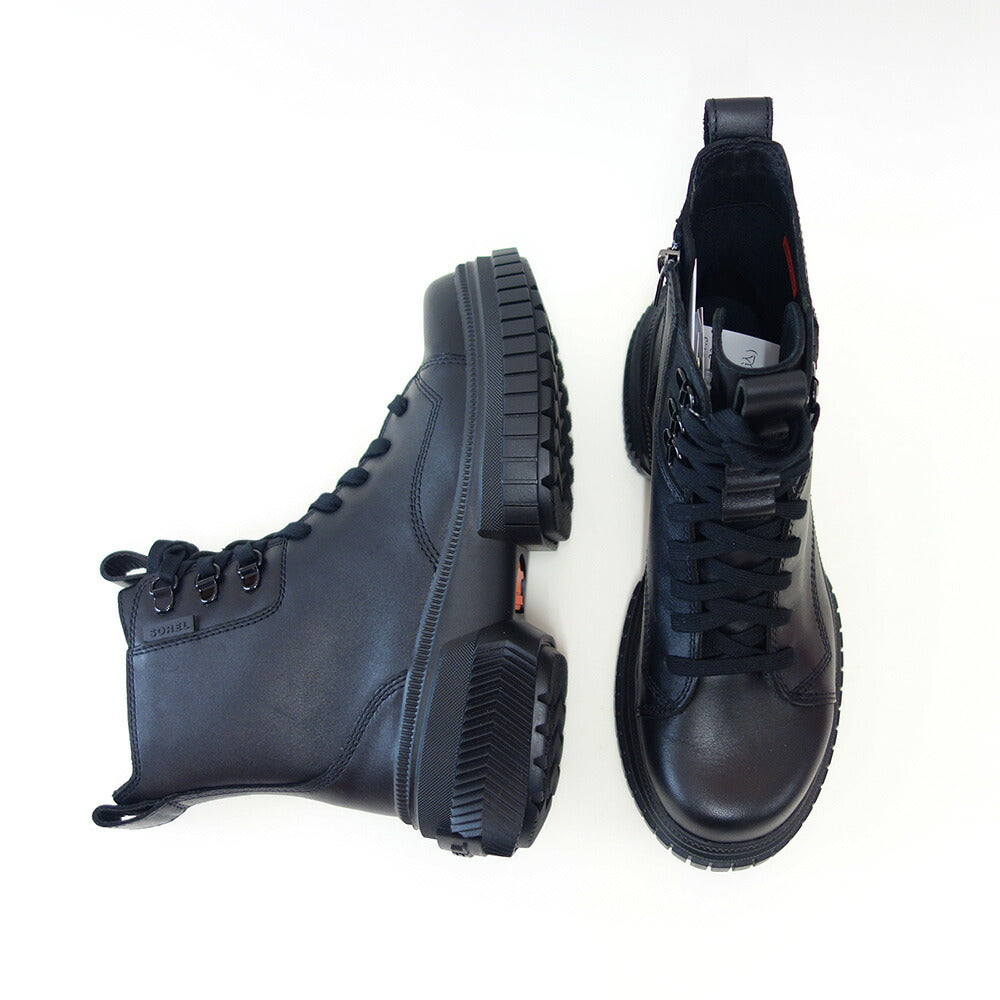 ソレルSORELNL5141(レディース)オーエヌエーアベニューブーツレースウォータープルーフ:Black(010)天然皮革サイドジップブーツ「靴」