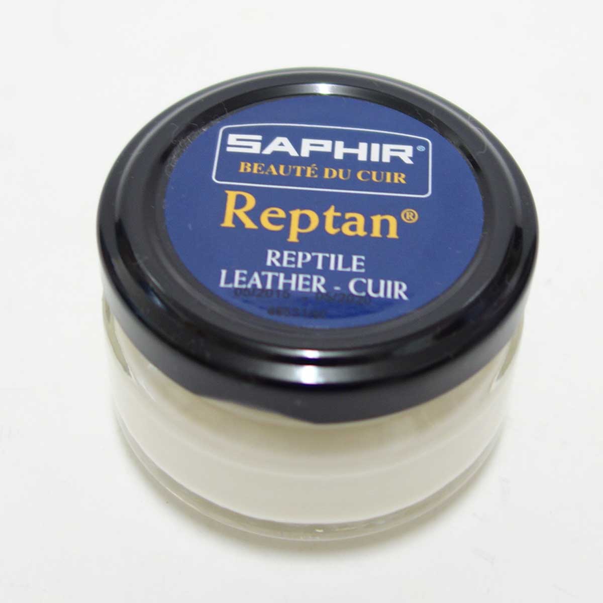 爬虫類皮革専用クリーム SAPHIR サフィール フランス製 レプタイルクリーム+クロス付 ワニ革、ヘビ革などのクリーニング、栄養靴 シューズ