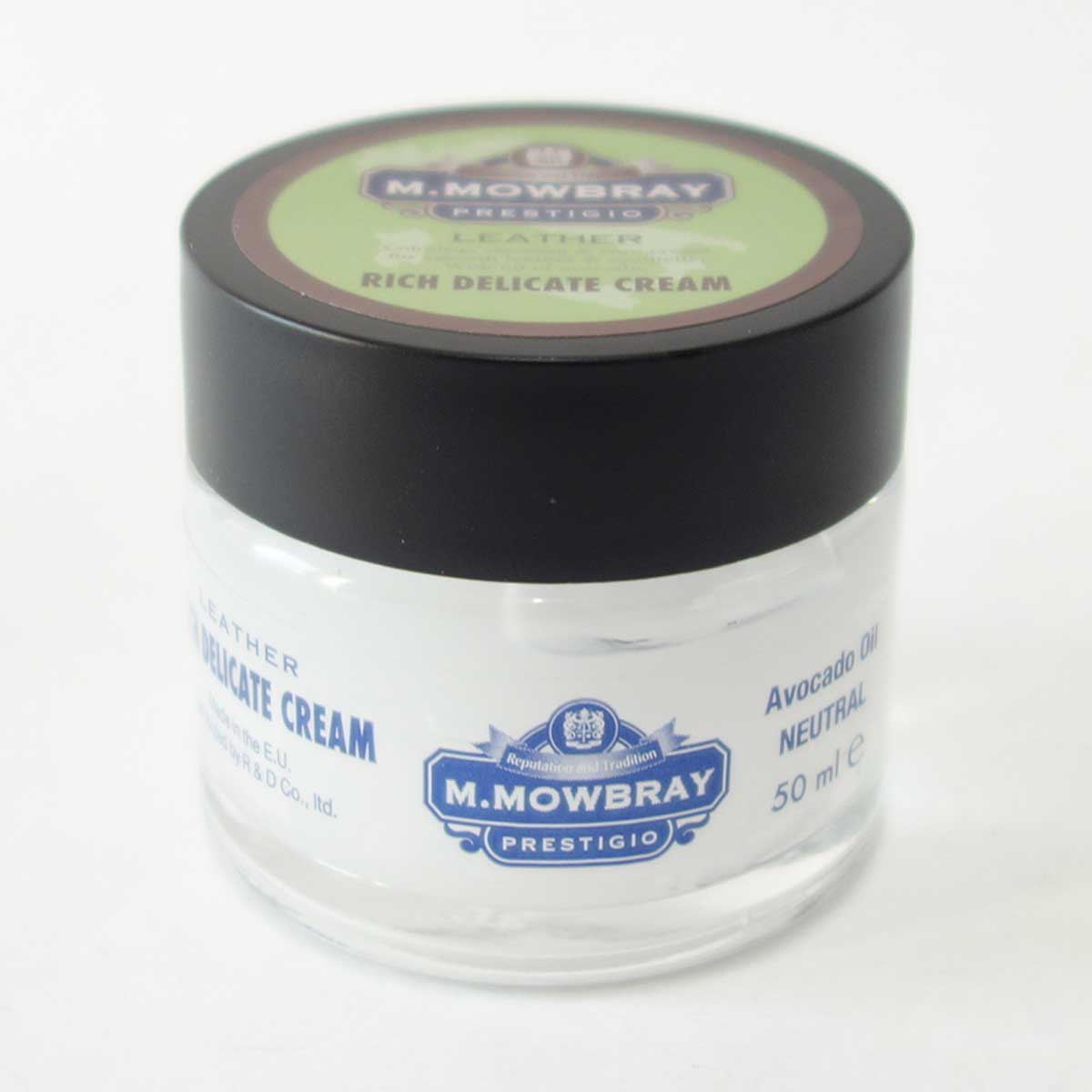 M.MOWBRAY M.モゥブレィ プレステージ RICH DELICATE CREAM(リッチデリケートクリーム) ソフトレザー用・栄養・潤い・柔軟効果(ドイツ製)