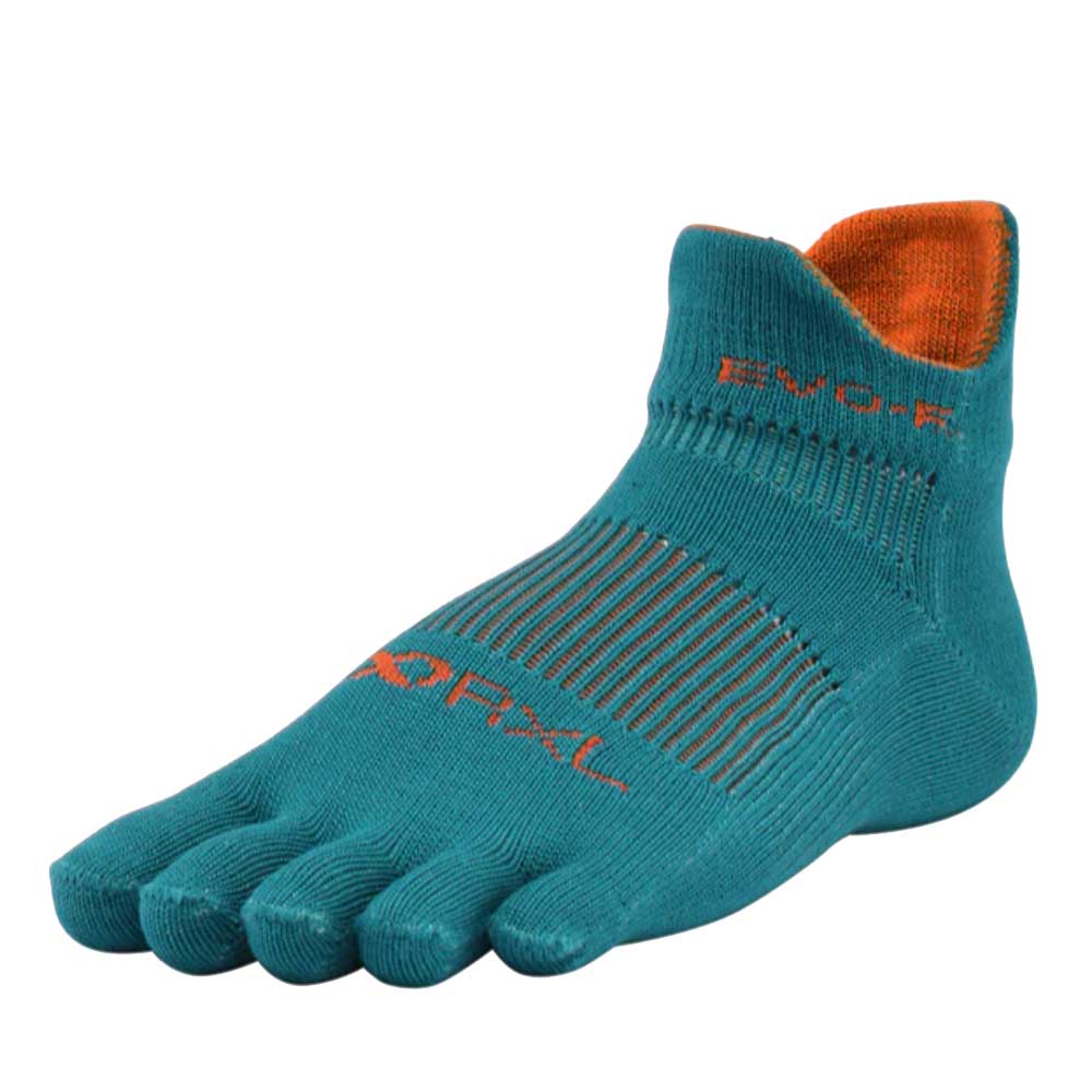 R×L SOCKS アールエルソックス EVO-F ランニングソックス(5本指) RNS5002 快適な左右立体ソックス 素足感覚の履き心地(日本製) メール便可