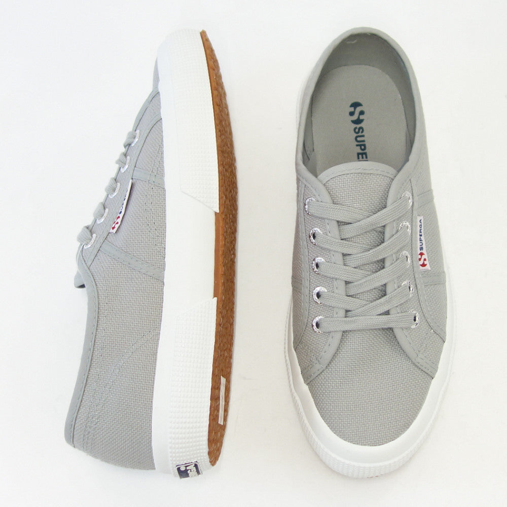 【SALE 30%OFF】 スペルガ SUPERGA 2750-COTU CLASSIC(ユニセックス)ライトグレー (s000010506) ナチュラルなキャンバススニーカー メンズ 「靴」
