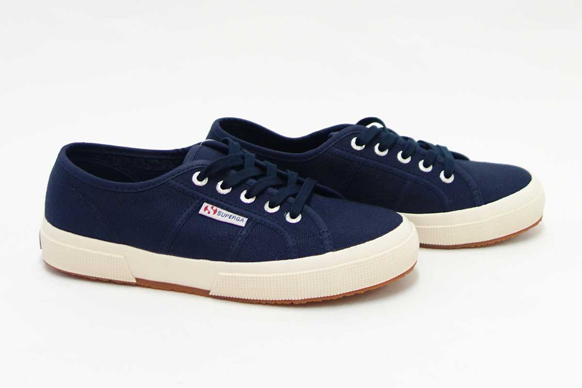 スペルガ SUPERGA 2750-COT U CLASSIC(ユニセックス)ネイビー (s000010 933) ナチュラルなキャンバススニーカー 「靴」