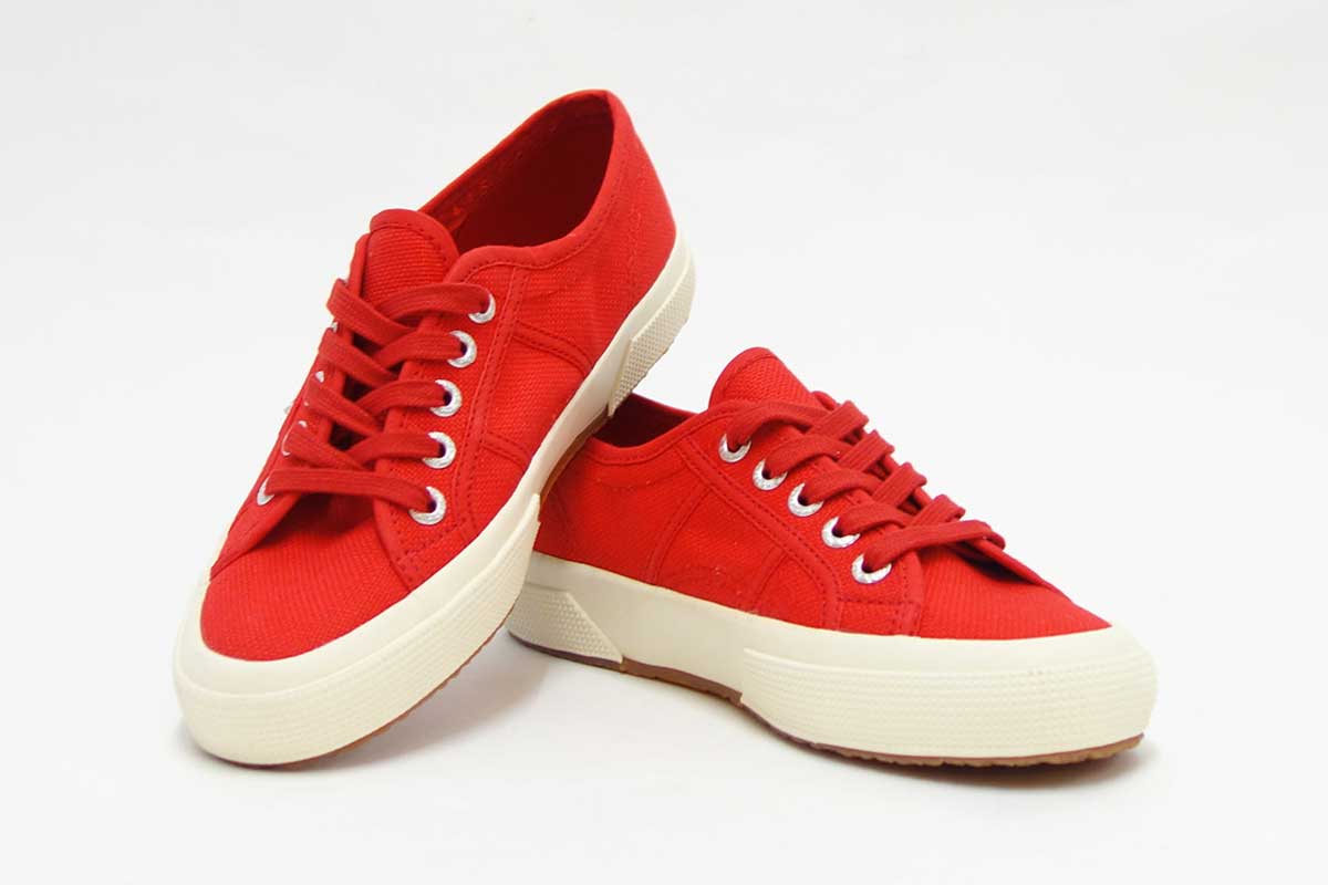 【SALE 30%OFF】 スペルガ SUPERGA 2750-COT U CLASSIC(ユニセックス)レッド (s000010 975) ナチュラルなキャンバススニーカー 「靴」