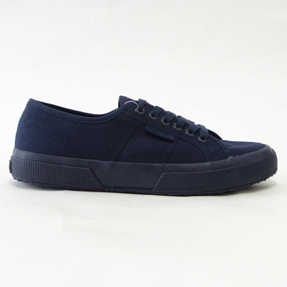 スペルガ SUPERGA 2750-COT U CLASSIC(ユニセックス)トータル ネイビー (s000010 c43) ナチュラルなキャンバススニーカー 「靴」