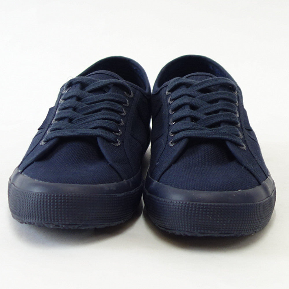 スペルガ SUPERGA 2750-COT U CLASSIC(ユニセックス)トータル ネイビー (s000010 c43) ナチュラルなキャンバススニーカー 「靴」